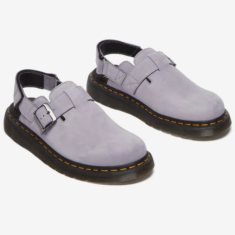 Dr martens Jorge purple suede mules szUS L 8
